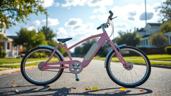 Les avantages insolites d'un vélo électrique rose au quotidien